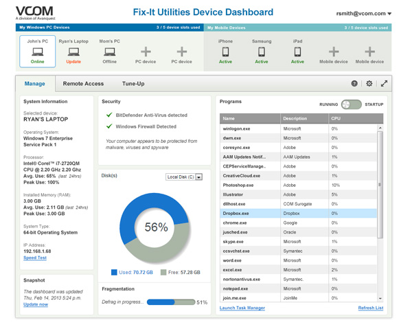 Cloud-Based Device Manager